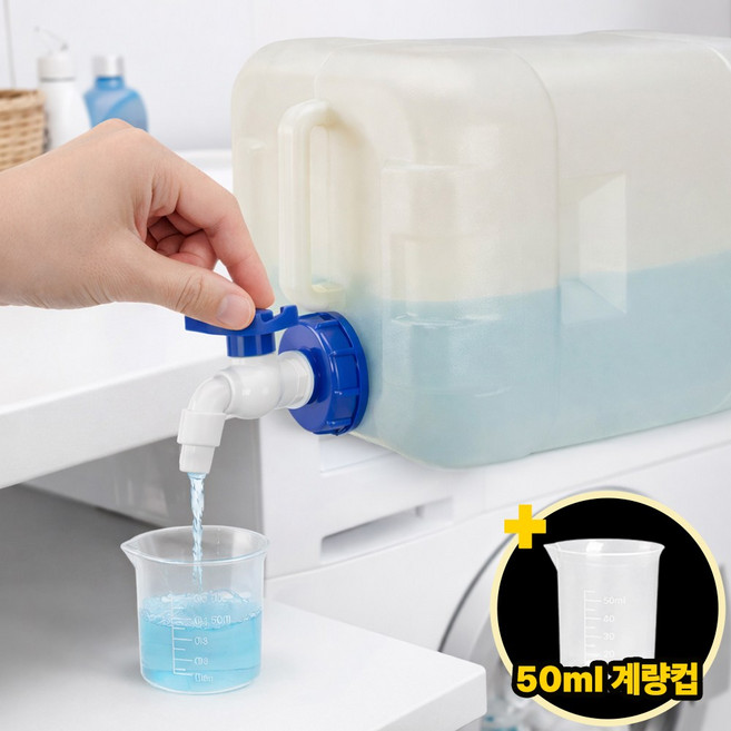 앙플러스 대용량 말통 펌프 세제 뚜껑 디스펜서, 1개