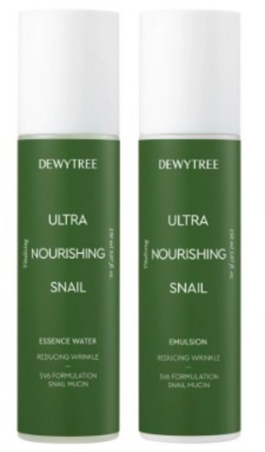 듀이트리 울트라 너리싱 스네일 에센스 + 에멀젼 수분 보습 탄력 영양 촉촉한 스킨케어