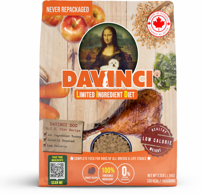 다빈치독LID다이어트 강아지사료 알러지프리 캐나다산 FDA인증, 1.5kg, 1개, 칠면조