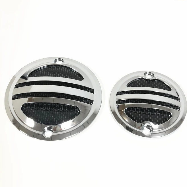 오토바이 클러치 배지 및 Acg 검사 커버 Triumph Street Twin Bonneville T100 Bobber Thruxton Scrambler, 01 실버