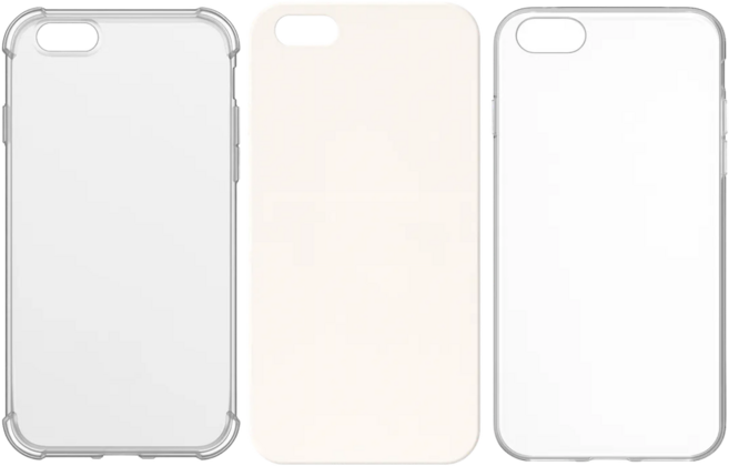 Glorix 아이폰 5S SE1 1세대 3종세트 투명 케이스 범퍼 칼라