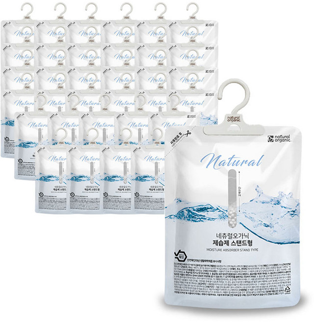 무향 스탠드형 제습제 150g 40개+전용 옷걸이 후크 40개, 없음