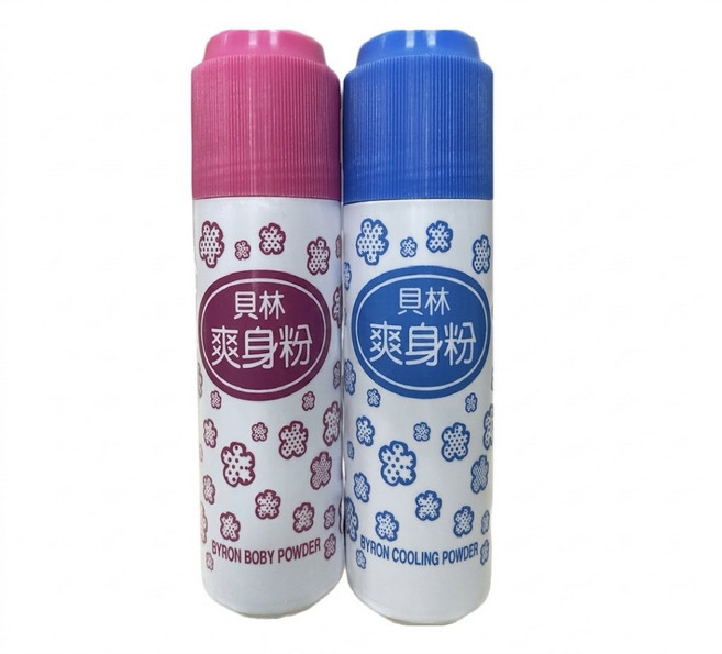 貝林爽身粉 180g (一般/涼感), 1個, [貝林] 藍色清涼