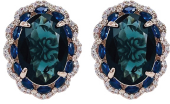 [혜성 주얼리] 루미엘 로얄블루 사파이어 귀걸이