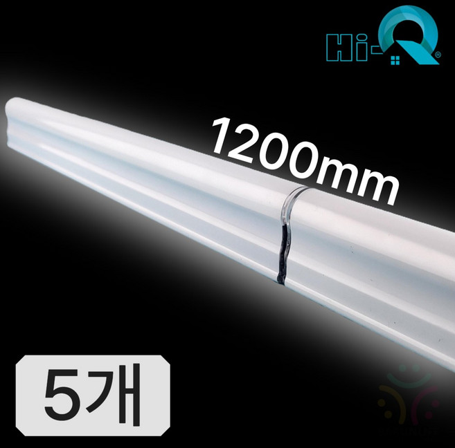 진성전자 Hi-Q LED T5 1200mm 간접조명, 5개, 전구색