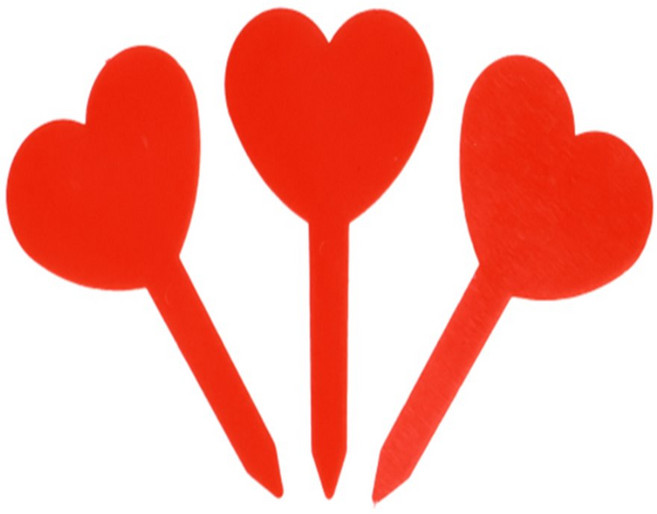 화분이름표 20p 텃밭팻말 식물라벨, 레드