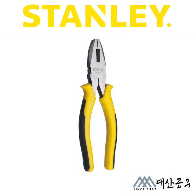스탠리 STHT84035-8-KR 소프트그립 펜치 7인치 뺀찌, 1개