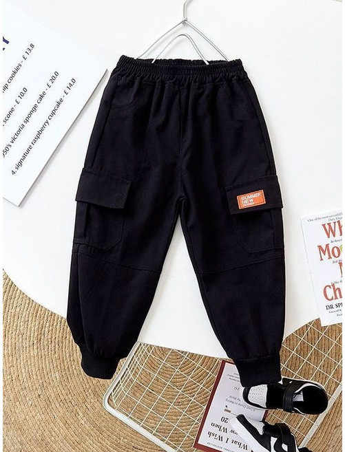 세모아랑 키즈 카고 팬츠 유아동 가을 긴바지 유아 편한 면바지 유아동 카고 바지