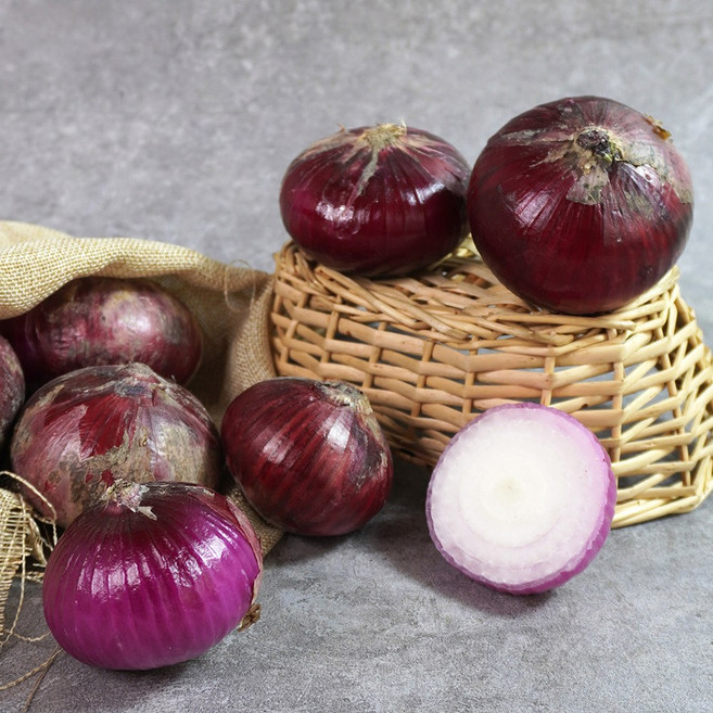 [더조은] 무안 자색양파 미니소 / 중대혼합 (kg 선택), 무안 자색양파 3kg (미니소), 1박스, 3kg