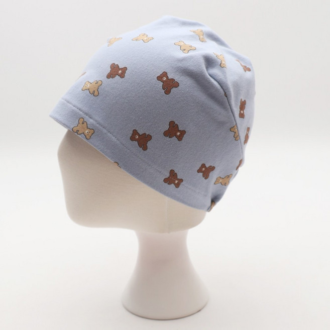 에스랑 베어 순면 항암모자 두건 실내 중년 여성 엄마 얇은 식당 병원 수면 비니 모자