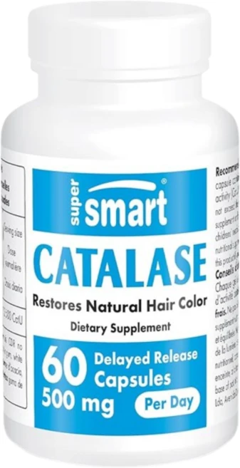 Supersmart 카탈라아제 12 500 CatU 500mg Catalase 60캡슐, 1개, 60정 - 쿠팡