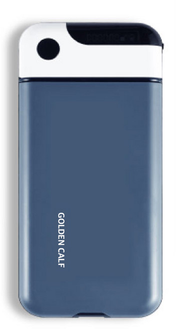 스마트폰 핸드폰 맞춤형 타이머 금욕상자 케이스, 네이비블루