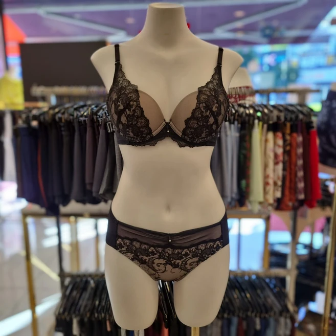 시스루 케미컬 자수 A-D컵 여성 브라 헴 팬티 세트 BGWBAB01S_CA - 쿠팡