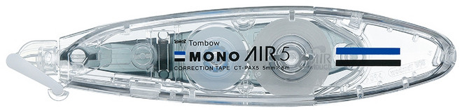 톰보우 모노에어5 펜타입 수정테이프, 모노투명, 5개