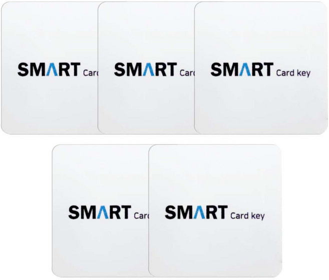 모든 브랜드 호환 스마트 카드키 스티커키, 부착형, 5개