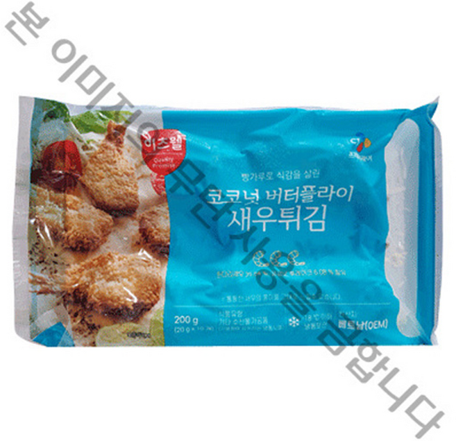 이츠웰 빵가루 코코넛 새우튀김, 6개, 200g