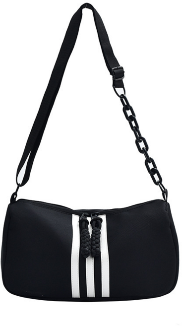 TLM 스트라이프 여성 체인백 심플 크로스백