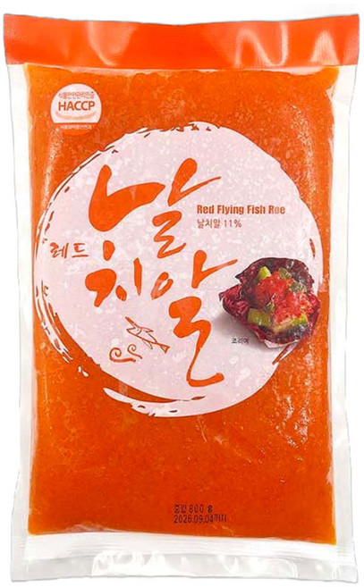 CK 날치알 레드, 5개, 800g