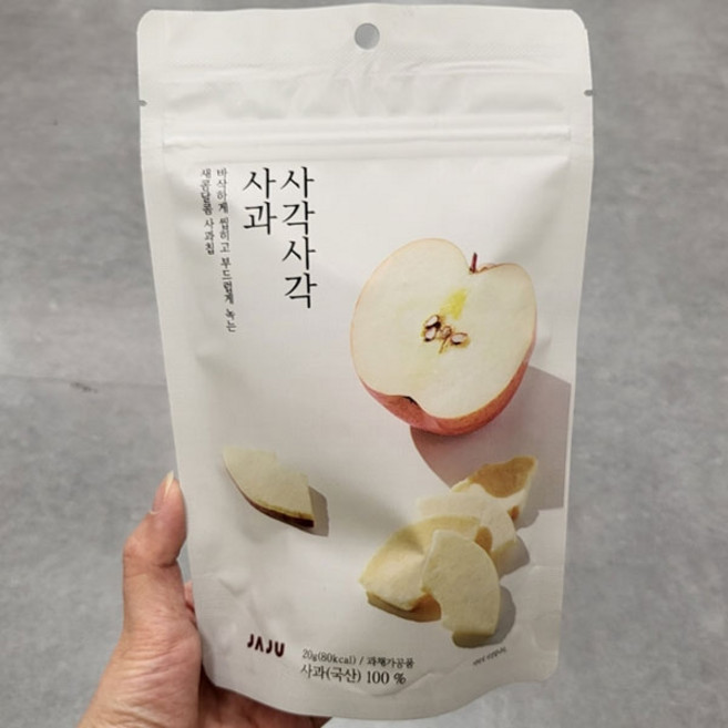 자주 사각사각 사과칩, 1개, 20g
