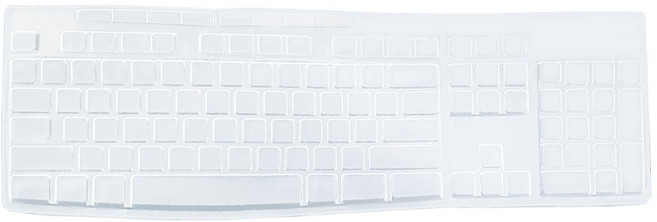 로지텍 실리콘 키스킨 K270(MK270R MK275 MK295 K270R K275 K295 MK200 K200) 생활방수, 1개, 반투명+기본ver