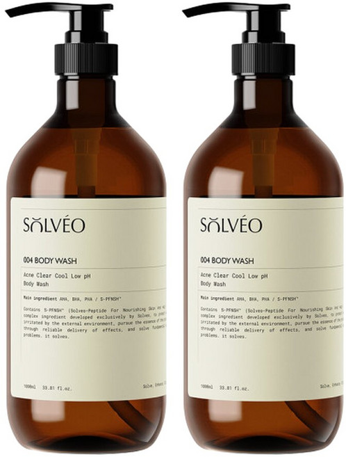 1+1 솔브이오 아크네 클리어 쿨 바디워시 1000ml