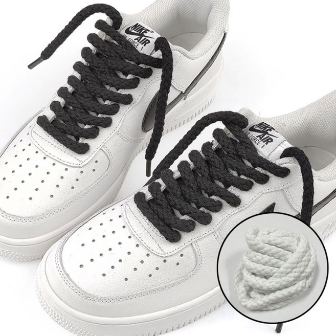 예삐스토어 1+1 밧줄 신발끈 두꺼운 운동화끈 굵은신발끈 슈레이스 커스텀 덩크 어글리슈즈