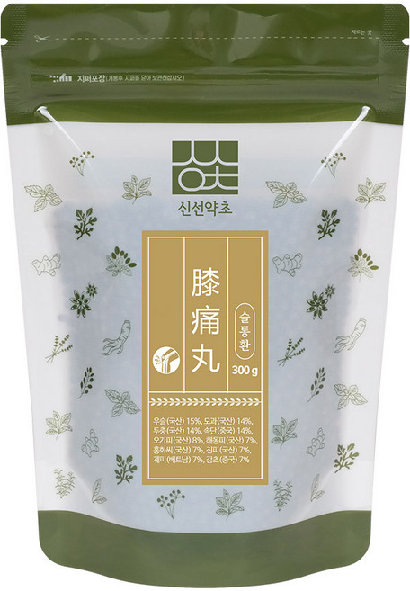 신선약초 슬통환 우슬 두충 속단 오가피 홍화씨, 300g, 1개