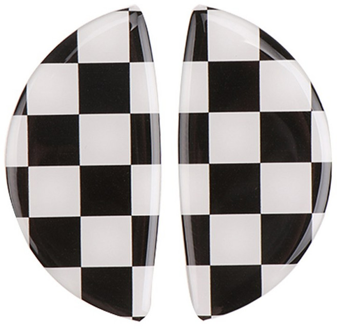 2Pcs 자동차 도어 핸들 스티커 크리스탈 에폭시 인테리어 장식 데칼 미니 쿠퍼 R56 R55 R60 R61 Countryman F55 F56 F60