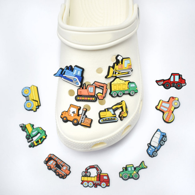 14개 세트 자동차 신발 파츠 악세사리 슬리퍼 비츠 장식 아동 남성