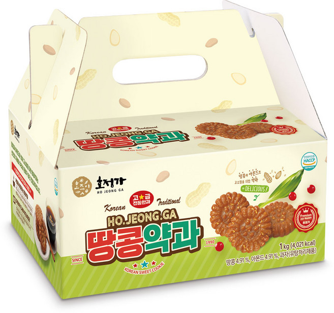 호정가 땅콩약과세트, 1개, 1kg