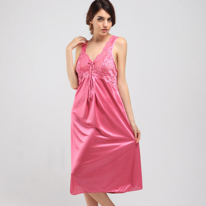 국산 여성슬립 잠옷 홈드레스 원피스 레이스 보드레홈드레스8711 930413456EA