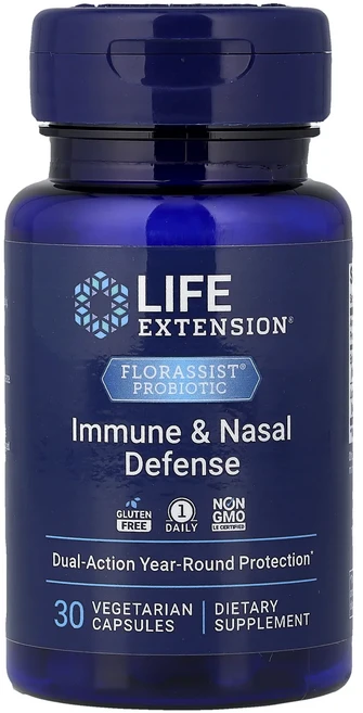 몸관리하세요 겨울입니다 Life Extension FLORASSIST® 프로바이오틱 면역 및 비강 방어 베지 캡슐 30정 특별관리진행, LifeExtensionFLORASSIST프로바이오틱면, 1개 - 쿠팡