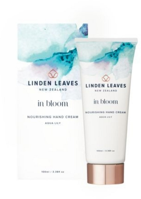 린든리브즈 인블룸 너리싱 핸드크림 아쿠아 릴리, 100ml, 1개