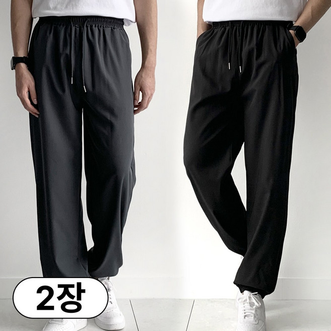 핏노블 1+1 남자 조거팬츠 여름용 트레이닝 쿨 작업복 바지