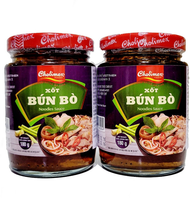 촐리맥스 분보 쌀국수 소스, 180g, 2개