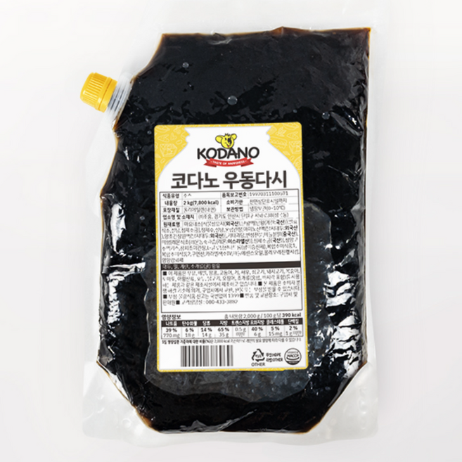 조흥 코다노 우동다시 2kg 업소용, 1개