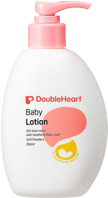 더블하트 베이비 로션 소프트 파우더리, 250ml, 5개