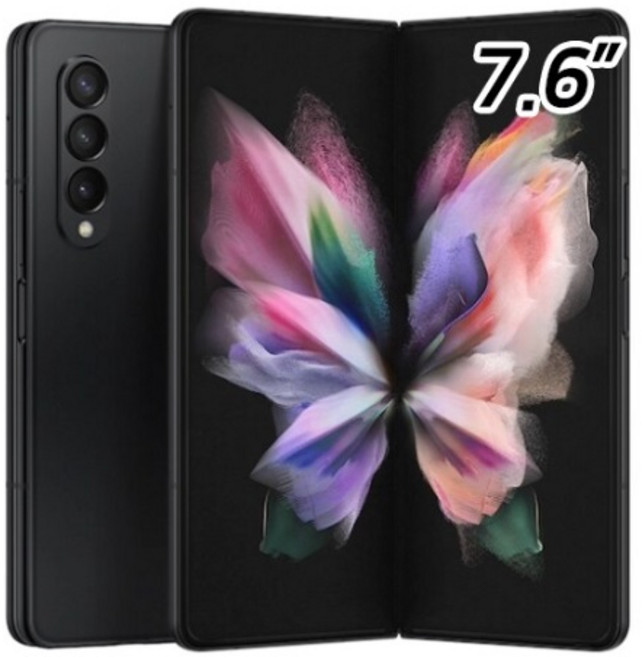 갤럭시 폴드3 자급제/중고폰/공기계 텐마일, A급, 256GB, 블랙