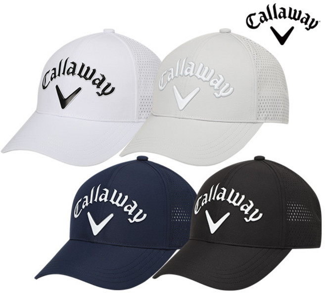 캘러웨이 2026 웨이브 볼캡 남성용 골프모자, 네이비, 1개