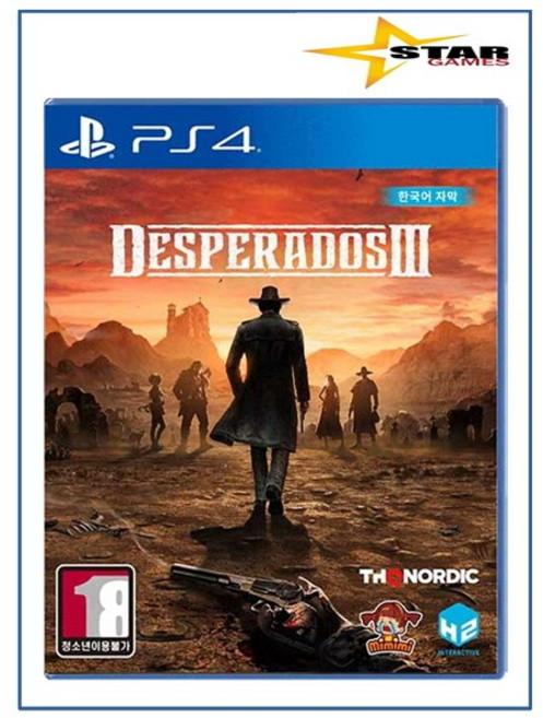 [미개봉 우체국택배] PS4 데스페라도스3 [정식발매 한글판] 플스4 플레이스테이션4 새상품 실물CD
