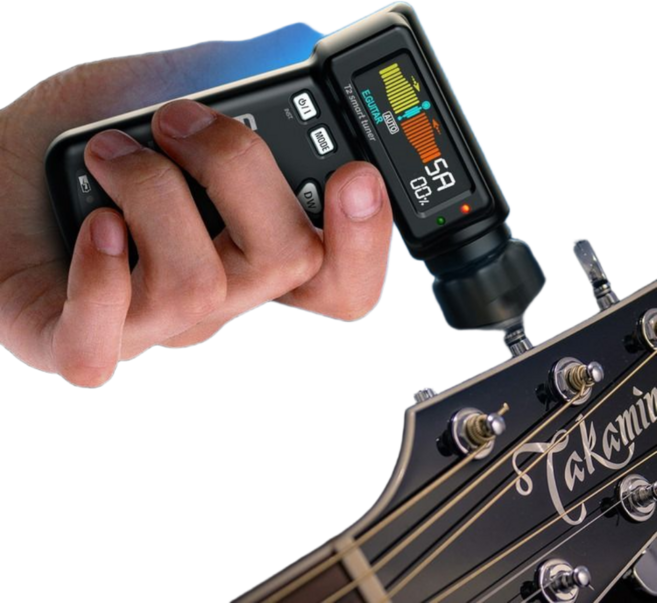 T2 스마트 튜너 플러스 자동 와인더 튜너 / 우쿨렐레 기타 통기타 완전자동 튜닝기, 1개