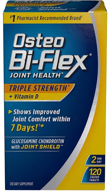 Osteo Bi-flex 조인트 헬스 트리플 스트렝스 비타민D함유 120정, 1개 - 쿠팡
