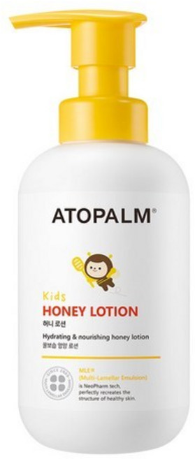 ATOPALM 愛多康 兒童蜂蜜乳液 補水滋養乾燥肌膚 敏感肌膚適用, 1個