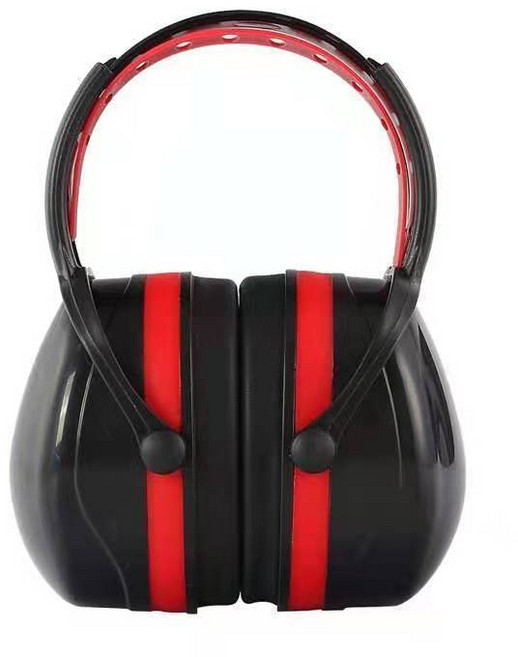 隔音耳罩 學生宿舍 防噪音 學生耳機, M1經典紅（送1對耳塞+耳塞盒）, 1個