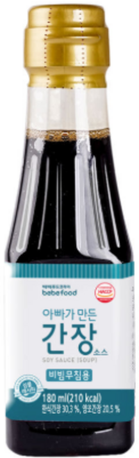 아빠가만든 간장 소스 비빔무침용, 180ml, 1개, 감칠맛
