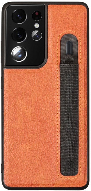 갤럭시S21울트라 SPEN S펜수납 심플 레더 케이스