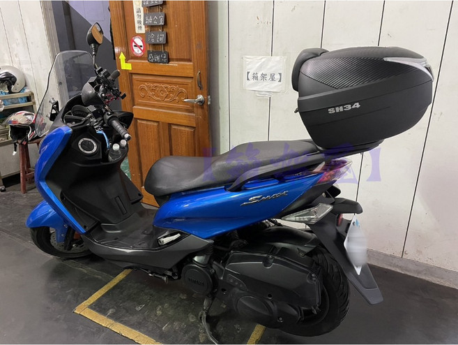 SMAX 155 鋁合金 XC155N 漢堡架 SH34 靠背