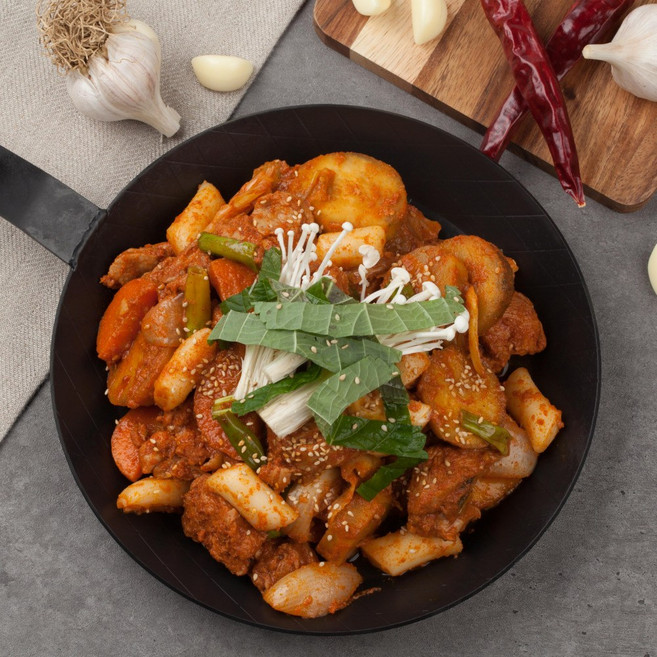 [수제] 춘천식 닭갈비 어깨살 간장맛 가정용 업소용 캠핑용 추천 디아머스, 3개, 1kg