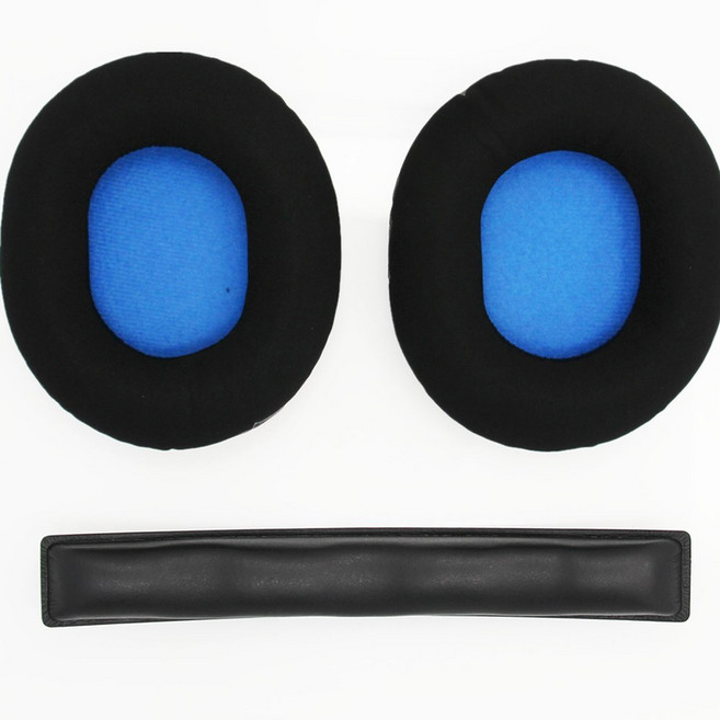 젠하이저 HD8 HD 8 DJ HD6 믹스 헤드폰 용 이어 패드 교체형 메모리 폼 헤드셋 헤드 밴드 쿠션 컵 커버, 04 BLACK SET, 1개, BLACK SET