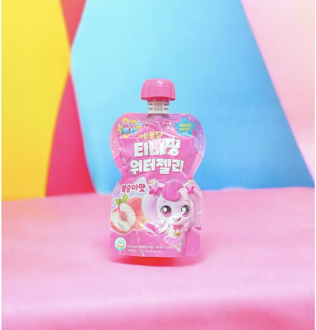 캐치캐치 티니핑 슈팅스타 하츄핑 음료, 10개, 110ml